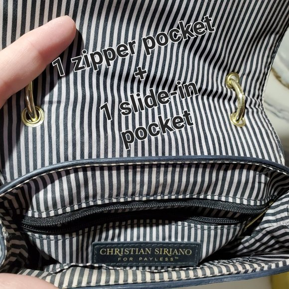 CHRISTIAN SIRIANO Black Gold Shoulder Bag - Picture 3 of 8